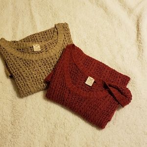 Faded glory 100% acrylic sweaters 3X